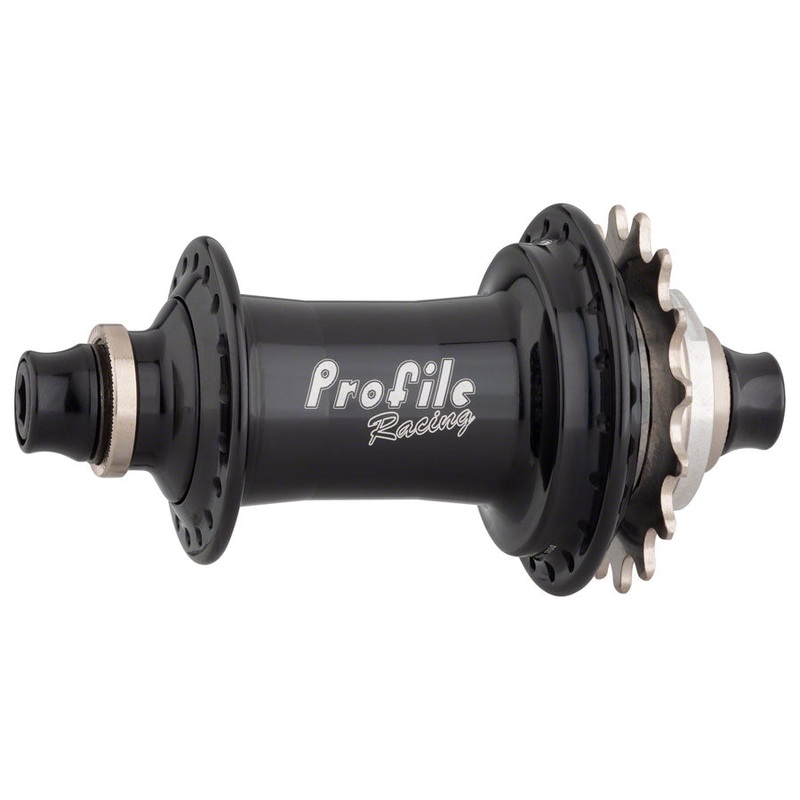 Profile Racing AC2 BMX Rear Hub 10 x 110mm Rim Brake Cassette Black 36h